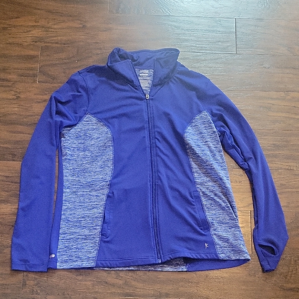 Danskin Royal Blue Zip-Up Jacket